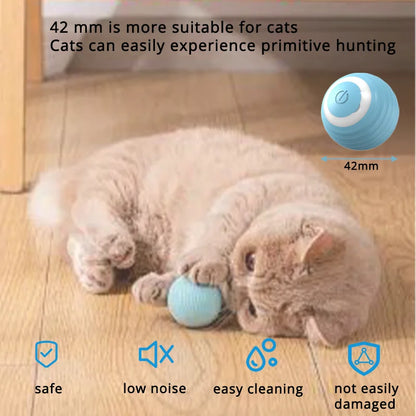 Intelligent Motion-Activated Interactive Cat Ball